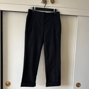 Diane Von Furstenberg Black Ankle Cropped Pants